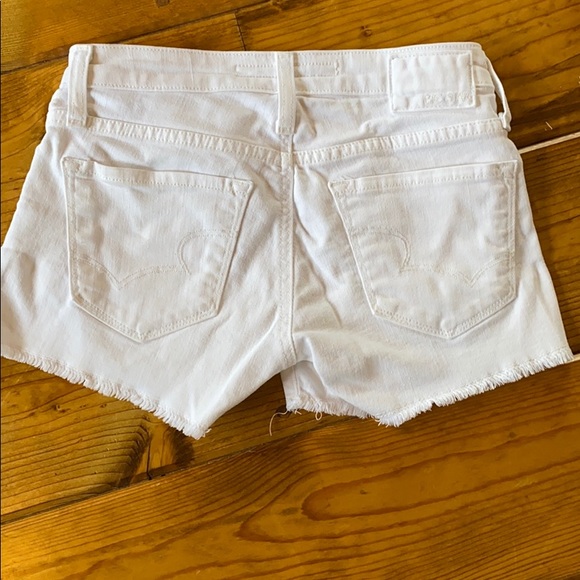 White Big Star “Remy” low rise jean shorts size 24 - Picture 2 of 2